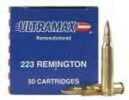 223 Rem 55 Grain Full Metal Jacket 50 Rounds ULTRAMAX Ammunition 223 Remington